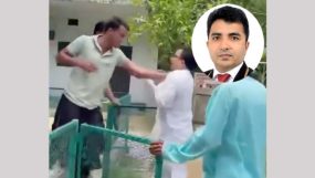 কানাইঘাটে সদর ইউপি চেয়ারম্যান আফসার উদ্দিনকে হেনস্থা, পুলিশে সোপর্দ