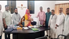 সিলেট চেম্বারের নির্বাচন সুষ্ঠু ও নিরপেক্ষ করার দাবিতে দোকান মালিক সমিতির স্মারকলিপি