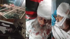 কানাইঘাটে ছাত্রলীগ নেতা শাহরিয়ার আহমদের বাড়ি ঘর ভাঙচুর,অগ্নিসংযোগ,আহত ১