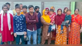 কানাইঘাট সীমান্তে ১৬ জনকে বিএসএফের পুশইন
