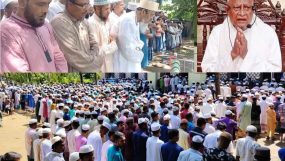 কানাইঘাটের বিশিষ্ট আলেমেদ্বীন মাও. হুদুর রহমানের দাফন সম্পন্ন