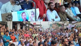 কানাইঘাটে বিএনপির জনসভা: সিলেট-৫ আসনে ধানের শীষের প্রার্থী চান নেতাকর্মীরা