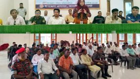 শারদীয় দুর্গাপূজাকে সামনে রেখে কানাইঘাটে প্রশাসনের প্রস্তুতিমূলক সভা