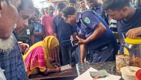 কানাইঘাটে বাজার মনিটরিং, ব্যবসায়ীকে জরিমানা
