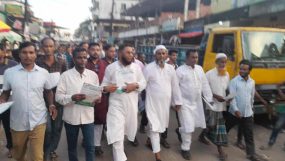 কানাইঘাটে বিএনপির ৩১ দফার লিফলেট বিতরণ ও গণসংযোগ করলেন ভিপি মাহবুবুল হক চৌধুরী