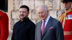 Zelensky meeting King in Windsor ahead of talks with European leaders