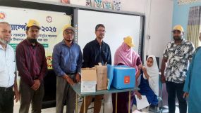 কানাইঘাটে টাইফয়েড টিকাদান কর্মসূচি উদ্বোধন, টিকা পাবে ৯৩ হাজার ৭৬৭ শিশু