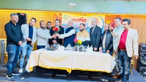 যুক্তরাষ্ট্রের মিশিগানে সিলেট জেলা বিএনপির উপদেষ্টা মাষ্টার হাজী ওসমান গনি সংবর্ধিত