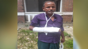 কানাইঘাট মমতাজগঞ্জ বাজারে চাঁদা না পেয়ে ব্যবসায়ী সাজ্জাদুর রহমানের উপর হামলার অভিযোগ