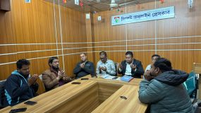 শহীদ ওসমান হাদীর রুহের মাগফেরাত কামনায় সিলেট অনলাইন প্রেসক্লাবের দোয়া মাহফিল