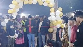 অ্যাডভোকেট ছাইদুর রহমান জীবেব মিনি নাইট ফুটবল টুর্নামেন্টের শুভ উদ্ভোধন