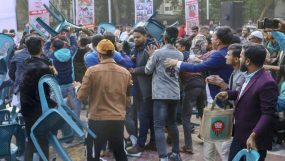 গোলাপগঞ্জের কলেজ পড়ুয়া ছাত্রীকে ধর্ষণের পর হত্যার প্রতিবাদে আয়োজিত সমাবেশে হামলা