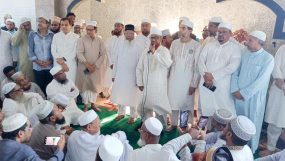 কানাইঘাটে নিজ মাদ্রাসায় চিরনিদ্রায় শায়িত সাবেক এমপি ফরিদ চৌধুরী || জানাজায় জনতার ঢল