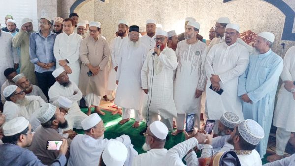 কানাইঘাটে নিজ মাদ্রাসায় চিরনিদ্রায় শায়িত সাবেক এমপি ফরিদ চৌধুরী || জানাজায় জনতার ঢল
