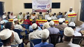 কানাইঘাটের বিশ্বজয়ী হাফেজ কামরুজ জামান কামিলকে রাজাগঞ্জে সংবর্ধনা