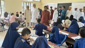 কানাইঘাটে ঝিংগাবাড়ী সমাজকল্যাণ যুব সমিতির মেধাভিত্তিক প্রাথমিক বৃত্তি পরীক্ষা সম্পন্ন