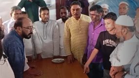 কাতারে নিহত কানাইঘাটের ৫ জনের পরিবারে আমিরাত প্রবাসীদের ১০ লক্ষ টাকার অর্থ সহায়তা
