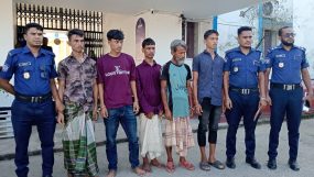 কানাইঘাটে শাহাব উদ্দিন হত্যা মামলা গ্রেফতারকৃত ৫ আসামী জেল হাজতে