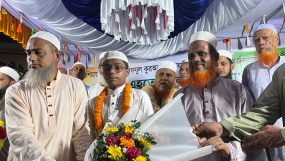 বিশ্বজয়ের মুকুট মাথায় নিয়ে জন্মভূমিতে হিরা, কানাইঘাটের মাঠিতে নাগরিক সংবর্ধনা